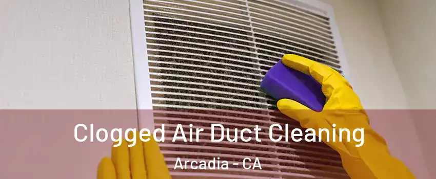  Clogged Air Duct Cleaning Arcadia - CA