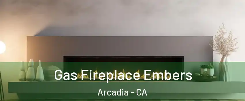  Gas Fireplace Embers Arcadia - CA
