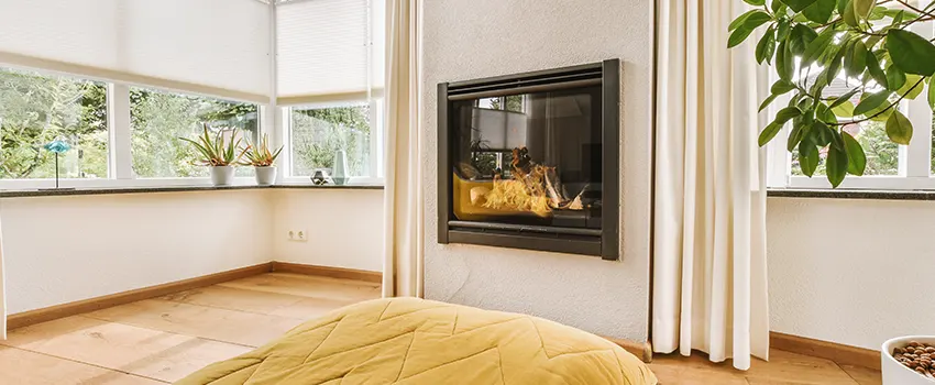 Residential Fireplace Ceramic Glass Installation in Arcadia, CA