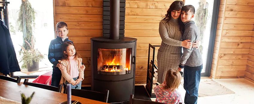 Morso Cast Iron Fireplace Insert Installation in Arcadia, California