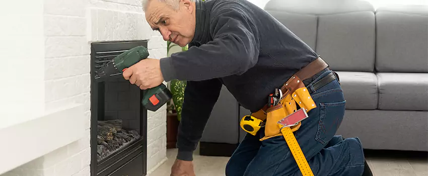 New Indoor Fireplace Installation in Arcadia, California