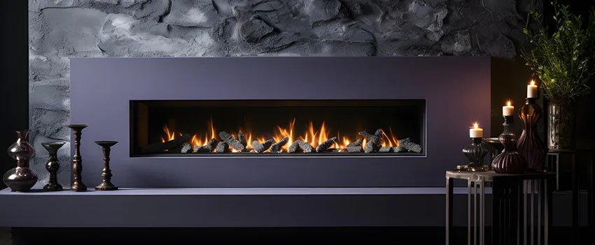 Ember Bed for Ventless Gas Fireplace in Arcadia, CA