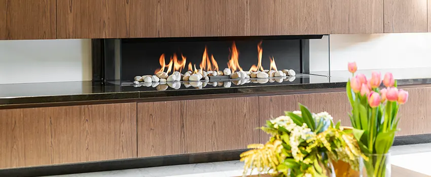 Double-height Fireplace Design Refurbishment in Arcadia, California