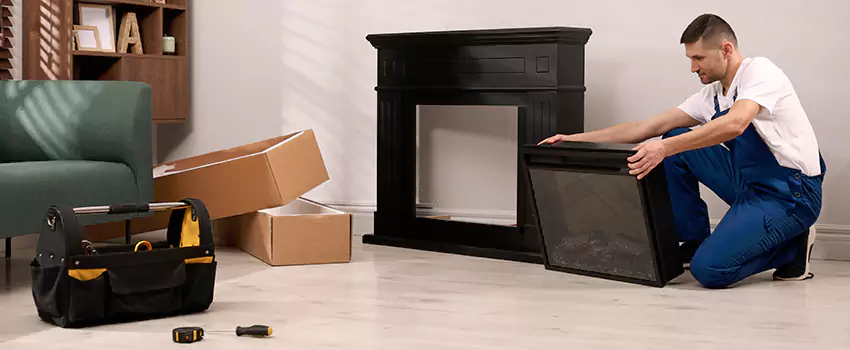 Old Rusted Metal Fireplace Repair And Replacement in Arcadia, CA